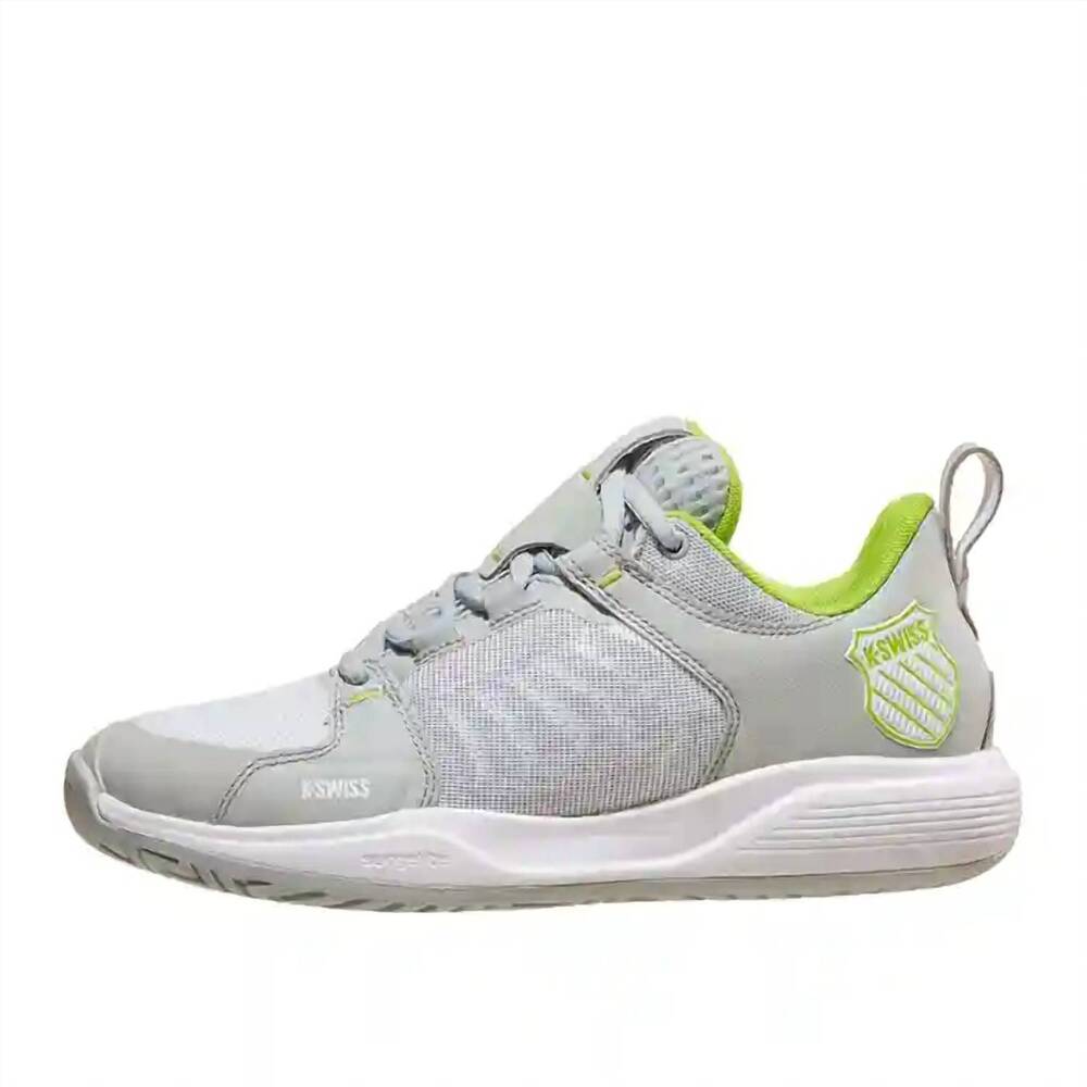 NEW K-SWISS women's ultrashot team shoes in white/grey